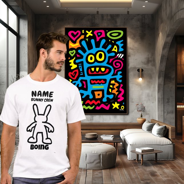 Camiseta de personaje de conejo divertido – Boing  (Subido por el creador)