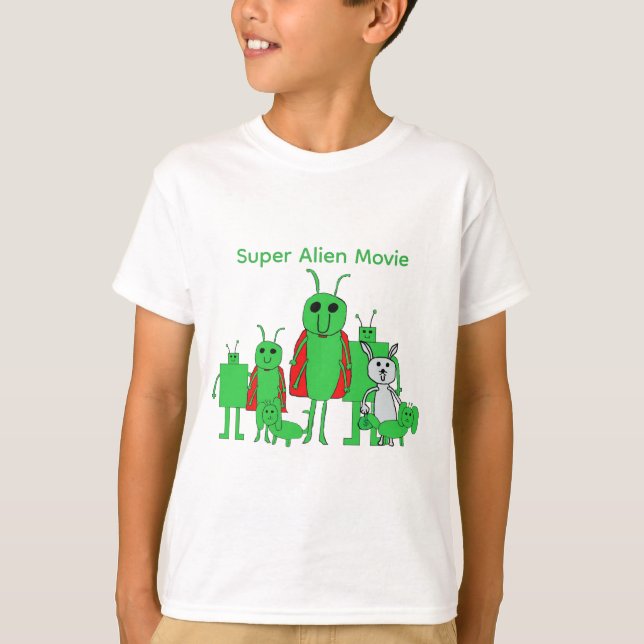 Camiseta de personajes completa de Super Alien par (Anverso)