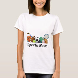 Camiseta de Personalizable de mamá deportiva