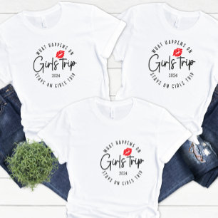 Camiseta de Personalizable de viaje de Chicas dive
