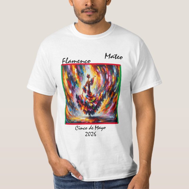 Camiseta de Personalizable "Flamenco" (Anverso)