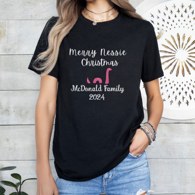 Camiseta de personalizable Nessie, camisa escocesa (Subido por el creador)