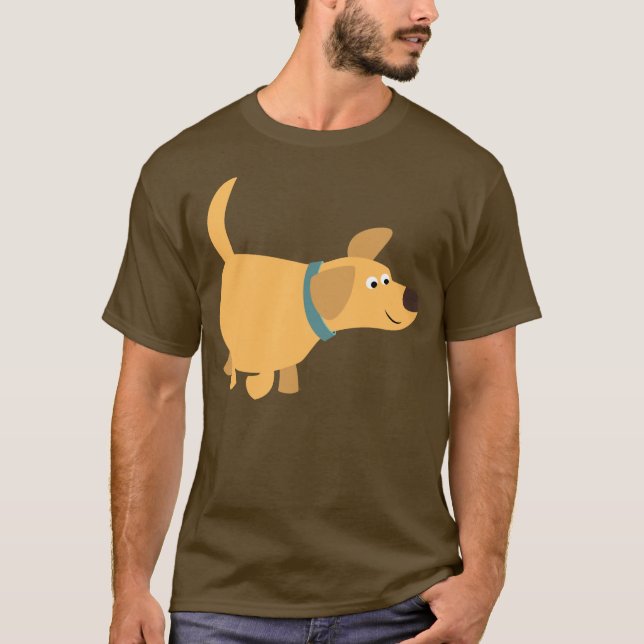 Camiseta de Personalizado Amarillo Labrador (Anverso)