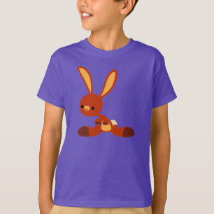 Camiseta de Personalizado con niños de conejo