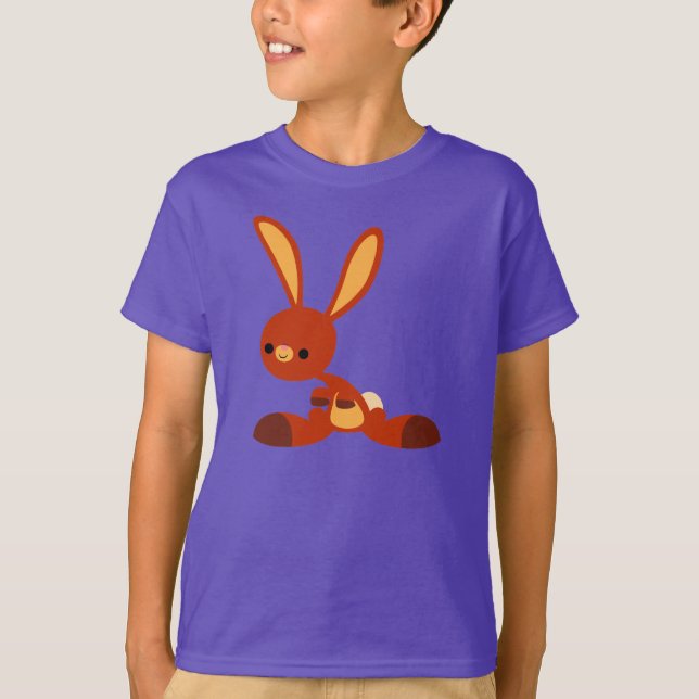 Camiseta de Personalizado con niños de conejo (Anverso)