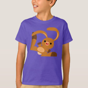 Camiseta de Personalizado de baile lindo conejo ni