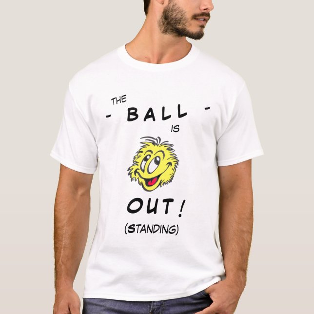 Camiseta de Personalizado de bolas de tenis fuera  (Anverso)