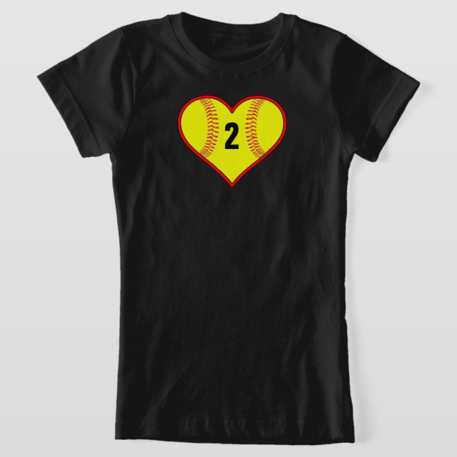 Camiseta de Personalizado de corazón de Chicas ama (Distribución)