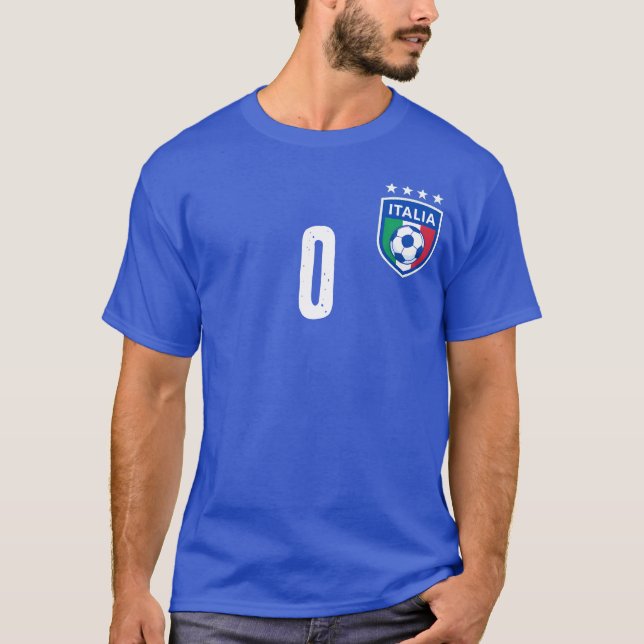 Camiseta de Personalizado de fútbol de Italia (Anverso)