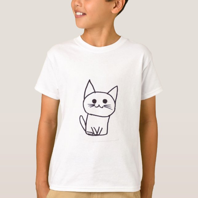 Camiseta de personalizado de gatito (Anverso)