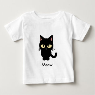 Camiseta de personalizado de gato negro