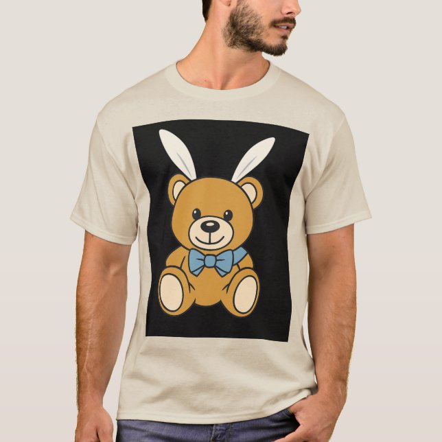 Camiseta de Personalizado de Oreja de Teddy Bear (Anverso)