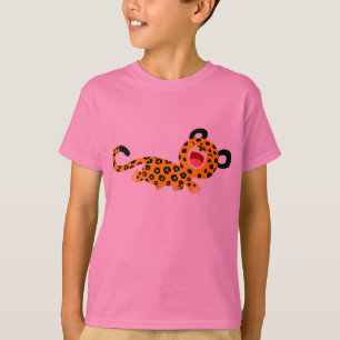 Camiseta de Personalizado grotesca de leopardo inf
