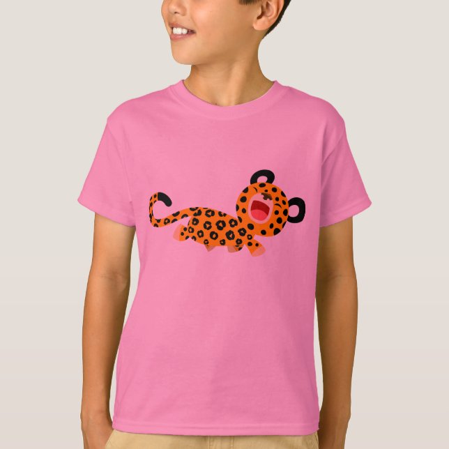 Camiseta de Personalizado grotesca de leopardo inf (Anverso)