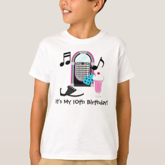 Camiseta de Personalizado Hop Birthday de los años