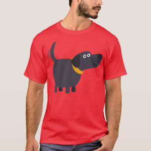 Camiseta de Personalizado negro de Labrador negro