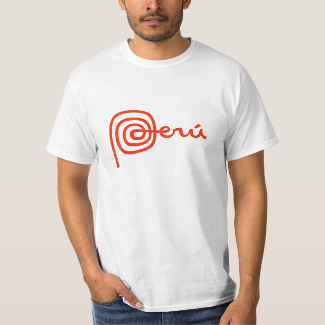 Camiseta de Perú del logotipo (Anverso)