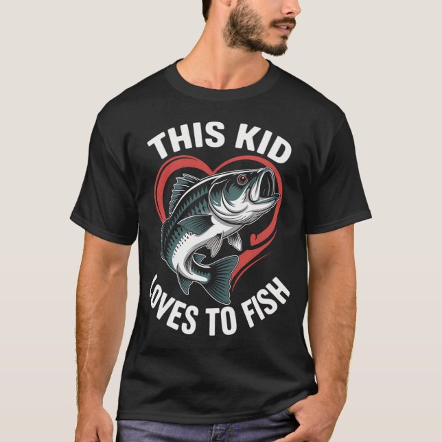 Camiseta ¡De pesca! (Anverso)