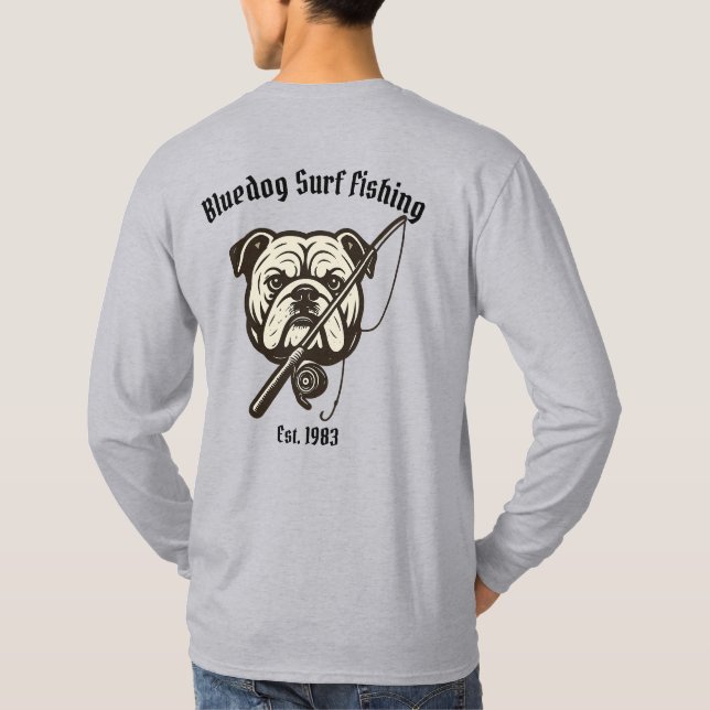 Camiseta de PESCA BLUEDOG SURF (Reverso)