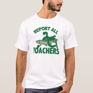 camiseta de pesca de cazadores furtivos