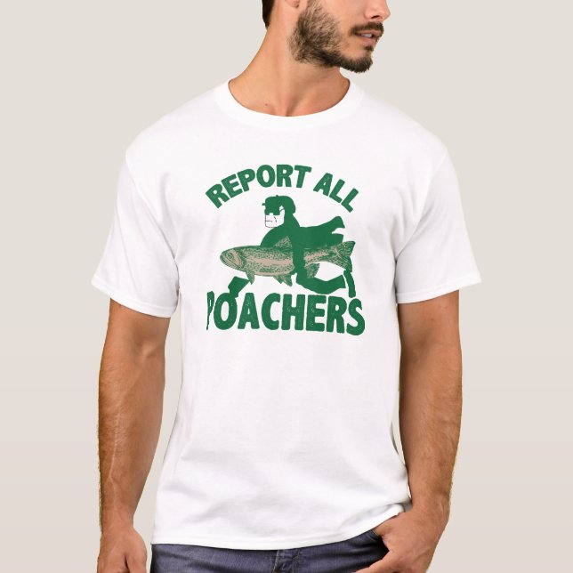 camiseta de pesca de cazadores furtivos (Anverso)