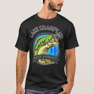 Camiseta de pesca de Champlain Lake