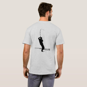 Camiseta de pesca de dos lados