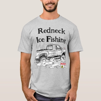 Camiseta De Pesca De Hielo Redneck