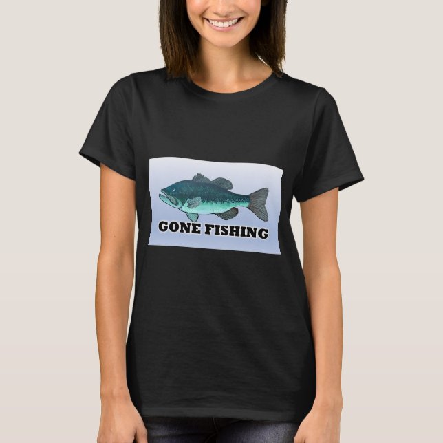 Camiseta De pesca de lubina (Anverso)