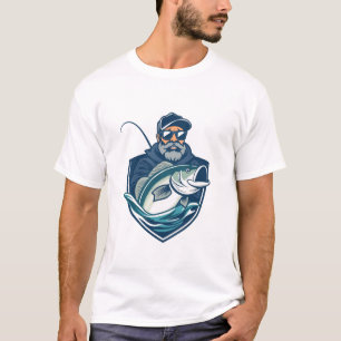 Camiseta de Pesca de Lubina El Susurrador de Peces
