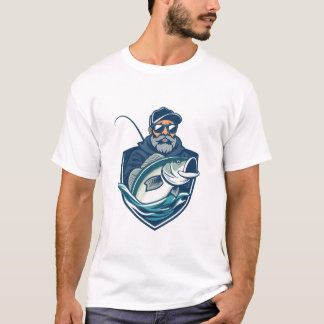 Camiseta de Pesca de Lubina El Susurrador de Peces