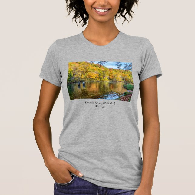 Camiseta de pesca de otoño de Bennett Spring (Anverso)