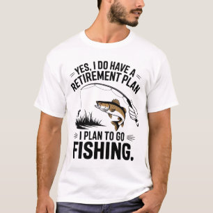 CAMISETA DE PESCA DE RETIRO