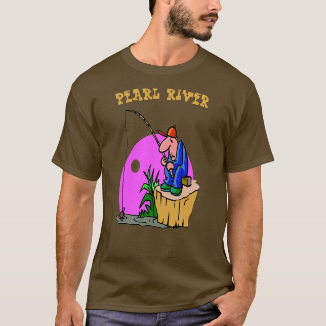 Camiseta de pesca del río Perla (Anverso)