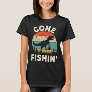 Camiseta de pesca divertida hombres mujeres niños 