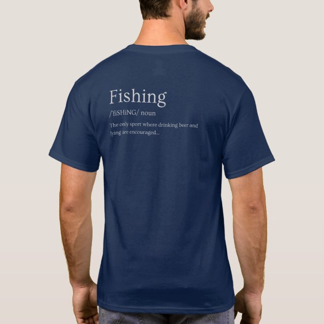Camiseta de pesca - Gracioso regalo (Reverso)