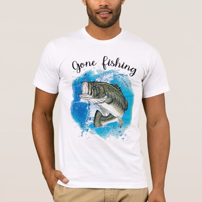 Camiseta de pesca ininterrumpida (Anverso)