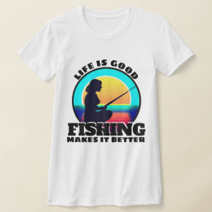 Camiseta de pesca Life is Good