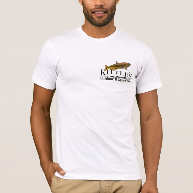 Camiseta de pesca para el pescador de Salmon (Anverso)