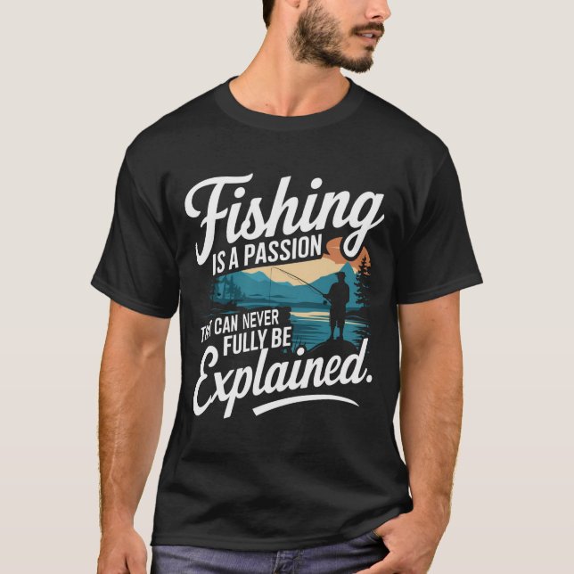 CAMISETA DE PESCA PARA HOMBRES, MUJERES (Anverso)