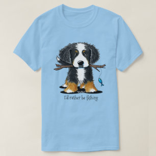Camiseta de pesca para perros de montaña de Berna