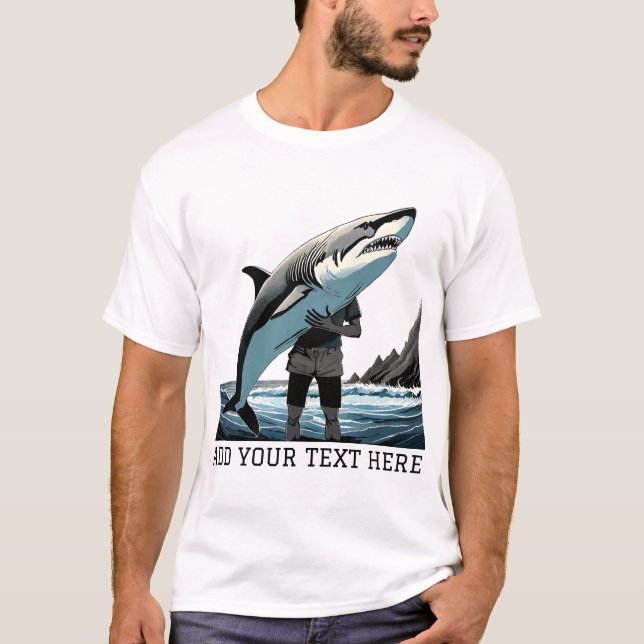Camiseta de pesca personalizada (Anverso)