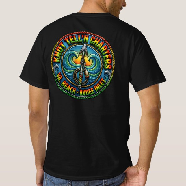 Camiseta de pesca Rasta Vibes (Reverso)
