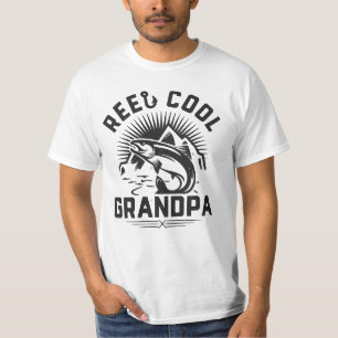 Camiseta de pesca 'Reel Cool Grandpa'