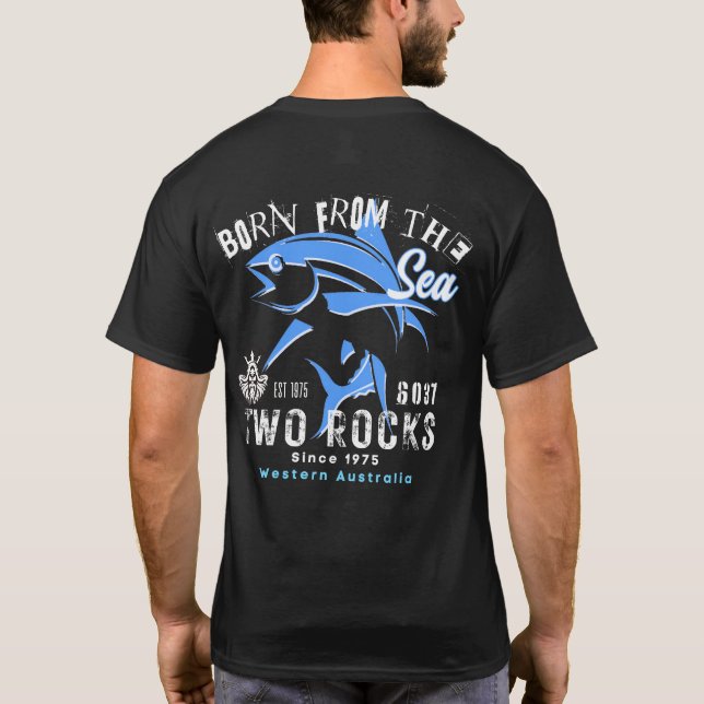 Camiseta de pesca Two Rocks (Reverso)