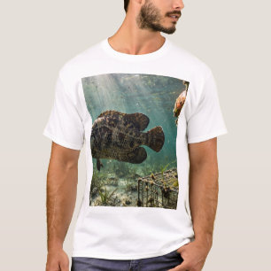 Camiseta de Pescado del Hombre de Florida Trillizo