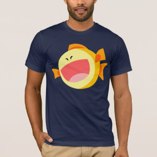 Camiseta de pescado feliz Personalizado