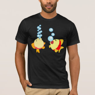 Camiseta de pescado Personalizado con burbujas