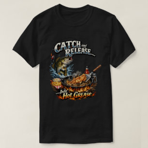 Camiseta de pescador de captura y suelta