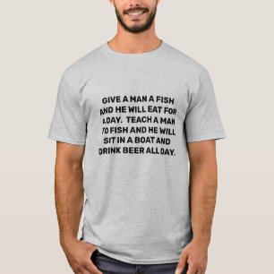 Camiseta de pescador humorística